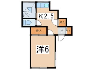 あじろ木ハウスの物件間取画像